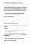 Worksheet for fossils